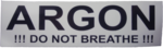 Sticker ARGON