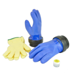 RoLock 90 on gloves, blue