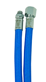 MIFLEX Xtreme braided BLUE Regulator hoses