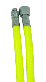 MIFLEX Xtreme braided YELLOW Regulator hoses