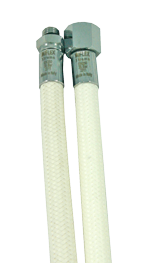 MIFLEX Xtreme braided WHITE Regulator hoses