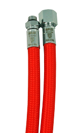 MIFLEX Xtreme braided RED Regulator hoses