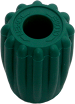 Thermo Rubber Knob Green